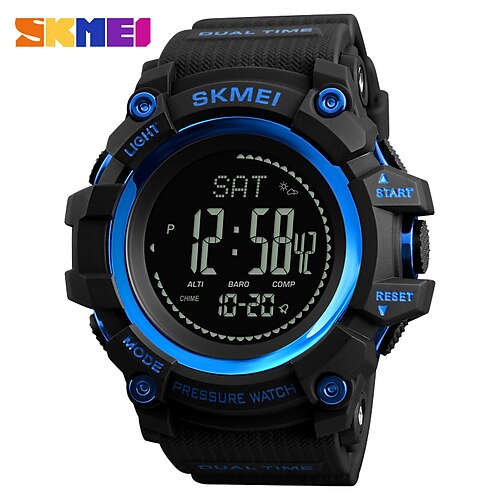 

SKMEI Digital Watch for Men Digital Digital Stylish Stylish Tactical Watch Waterproof Alarm Clock Stopwatch ABS Silicone Fashion