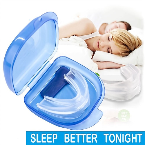 

Silicone Stop Snoring Anti Snore Mouthpiece Apnea Guard Bruxism Tray Sleeping Aid Mouthguard Health Sleeping Health Care Tool 10Pcs