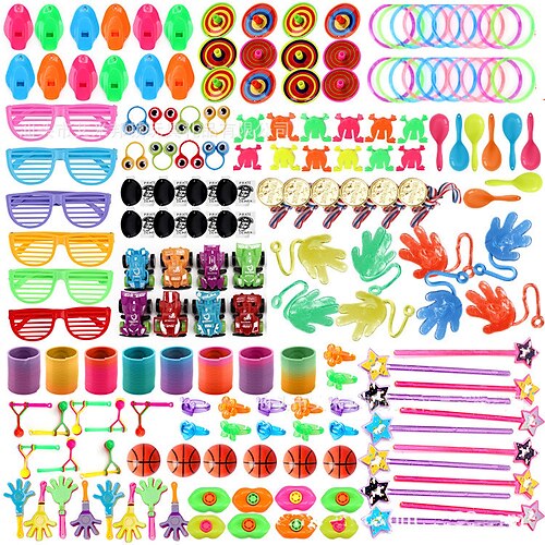 

170PCS Treasure Box Prizes for Classroom Teenagers Birthday Party Favors for Goodie Bag Fillers Assorted Pinata Fillers Bulk Party Toy Assortment
