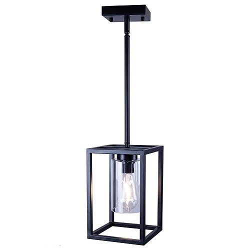 

11cm Pendant Light LED Island Light Geometrical Black Modern Country 220-240V