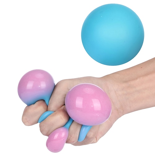 

4 pcs Antistress Pressure Needoh Ball Stress Relief Change Colour Squeeze Balls Dna For Teenagers Adults Hand Fidget Toy Squishy Stressball
