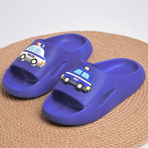 

Boys Girls' Slippers Flip-Flops Casual Children's Day Daily PVC Fast Dry Non-slipping Little Kids(4-7ys) Casual Daily Beach Outdoor Blue Summer