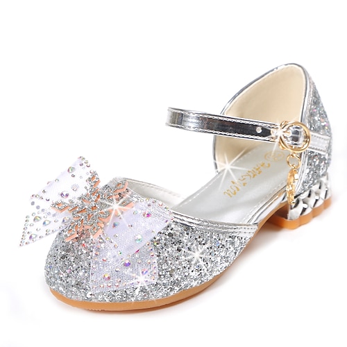 

Girls' Heels Dress Shoes Flower Girl Shoes Princess Shoes School Shoes Leather PU Portable Breathability Non-slipping Princess Shoes Big Kids(7years ) Little Kids(4-7ys) Gift Daily Walking Shoes