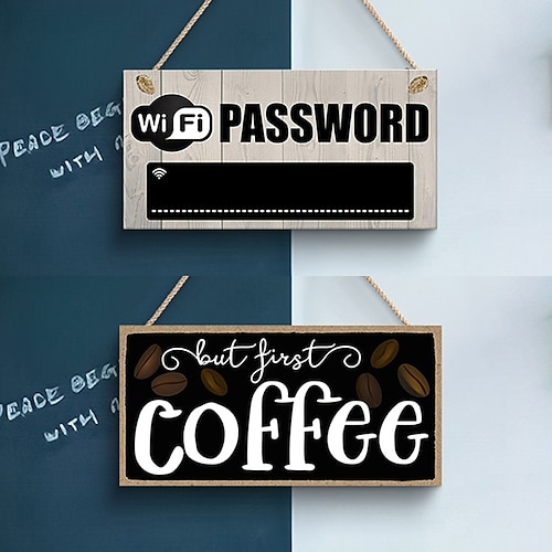 

Decorative Objects Resin Modern Home Wifi Password Note Board Home Living room