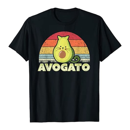 

Inspired by Cinco de Mayo Fiesta Avogato Cat Avocado T-shirt Gym Top Back To School Pattern Mexico Independence Day Day of the Dead T-shirt For Men's Women's Unisex Adults' Hot Stamping 100% Polyester