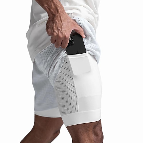 

Hombre Bañadores Pantalones Bañador Natación Corto Secado rápido Ligero Pantalones de Surf Traje de baño Con bolsillos Forro de compresión Correa Natación Surf Playa Deportes acuáticos Color sólido