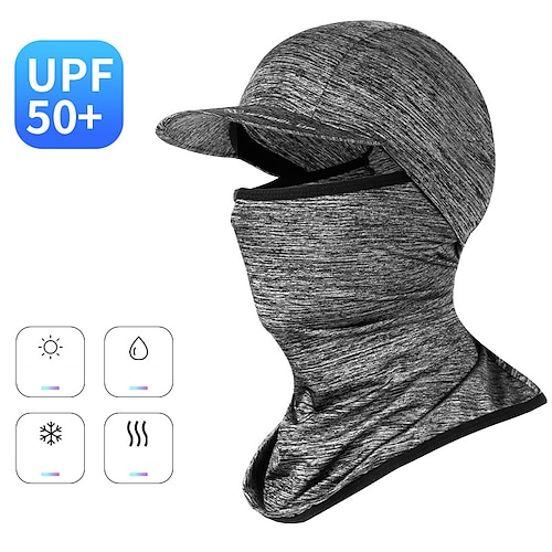 

Balaclava Solid Color Sunscreen Breathable Dust Proof Sweat wicking Comfortable Bike / Cycling Dark Grey Black Grey Summer for Men's Women's Adults' Outdoor Exercise Cycling / Bike Solid Color 1 PC