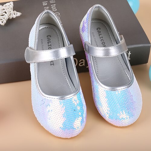 

Girls' Flats Princess Shoes Synthetics Cosplay Princess Shoes Little Kids(4-7ys) Birthday Festival Crystals / Rhinestones Green Spring Summer