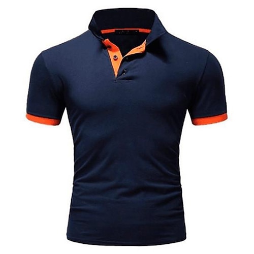 

Homme T-shirt Chemise de golf Tee shirt Randonnée Top Extérieur Respirable Poids Léger Doux Confortable Eté Rouge vin Noir avec bleu Noir avec rouge Pêche Escalade Fonctionnement