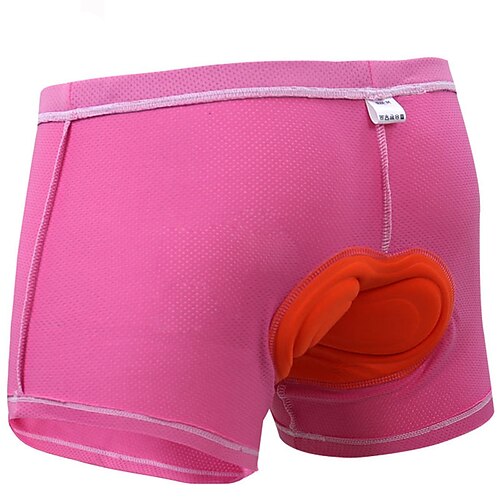 

Women's Bike Shorts Cycling Padded Shorts Bike Padded Shorts / Chamois Mountain Bike MTB Road Bike Cycling Sports 3D Pad Cycling Breathable Quick Dry Rosy Pink Spandex Clothing Apparel Bike Wear