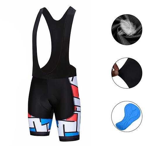 

21Grams Men's Cycling Bib Shorts 3D Padded Shorts Bike Bib Shorts Mountain Bike MTB Road Bike Cycling Sports 3D Pad Cycling Breathable Quick Dry Green Yellow Polyester Spandex Clothing Apparel Bike