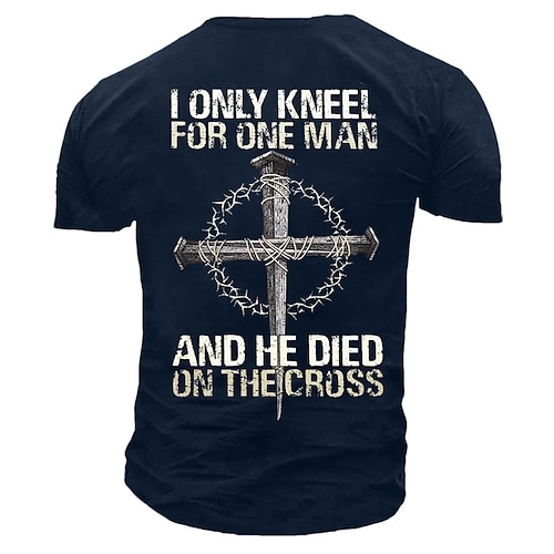 

Men's Unisex T shirt 3D Print Graphic Prints Cross Crew Neck Street Daily Print Short Sleeve Tops Casual Designer Big and Tall Sports Green Black Gray
