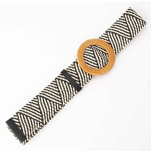 

Women's Unisex Web Belt Corset Belt Polyester Cotton Sliding Buckle O-ring Casual Classic Party Daily Multicolor White Black Brown