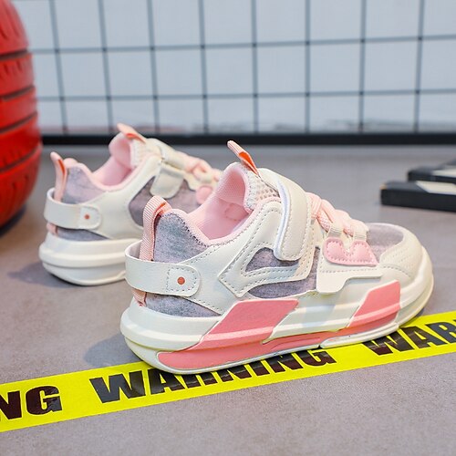 

Boys Girls' Sneakers School Shoes Satin Breathability School Shoes Big Kids(7years ) Little Kids(4-7ys) Indoor Outdoor Indoor Outdoor Play Lace-up Black Gray Pink Fall Spring / Booties / Ankle Boots