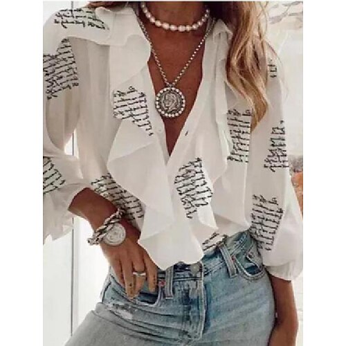 

Work V Neck Long Sleeve Shirts & Tops