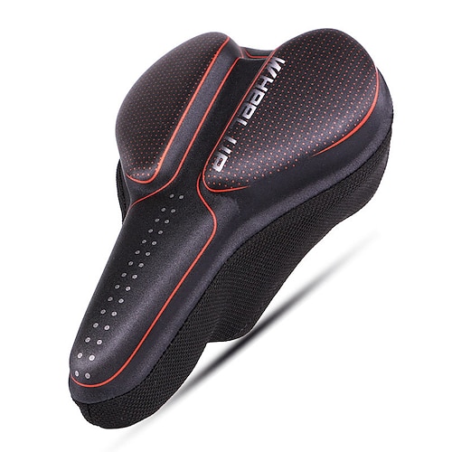 

Wheel up Bike Saddle / Bike Seat Anti-Slip Breathable Soft Professional Sponge Silicone Cycling Road Bike Mountain Bike MTB Recreational Cycling Black / Red BlackWhite