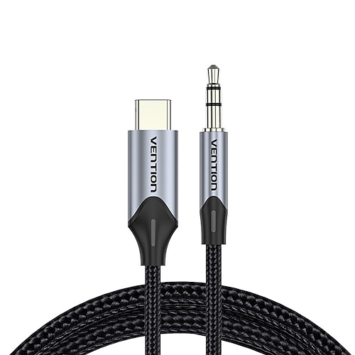 

Vention USB C to 3.5mm Audio Aux Jack Cable Type C Adapter to 3.5mm Headphone Stereo Cord Car for iPad Pro 2018 Samsung Galaxy S22 S21 Ultra Note20 Google Pixel 3 2XL Oneplus Huawei