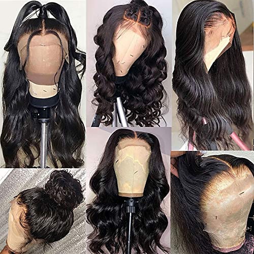 

gjennomsiktige blonder frontparykker menneskehår 10a 4x4 body wave blonder frontparykker preplukket blekede knuter 180% tetthet menneskehår parykker for kvinner 14-26 tommer 4x4 body wave parykk