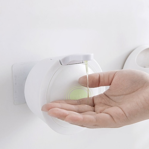 

350ML Wall-mounted Soap Dispenser Toilet Hole-free Wall-free Shampoo Press Bottle Bathroom Shower Bottle