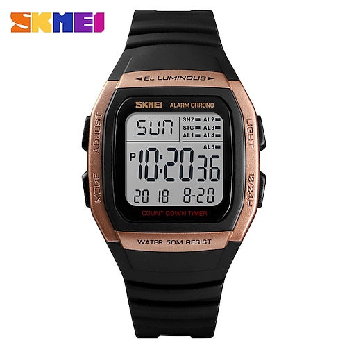 

SKMEI Digital Watch for Men Digital Digital Stylish Stylish Casual Waterproof Noctilucent Day Date Alloy Alloy Fashion