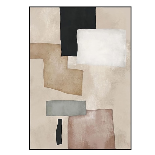 

Oil Painting Handmade Hand Painted Wall Art Modern Abstract Simple Geometric Home Decoration Decor Rolled Canvas No Frame Unstretched