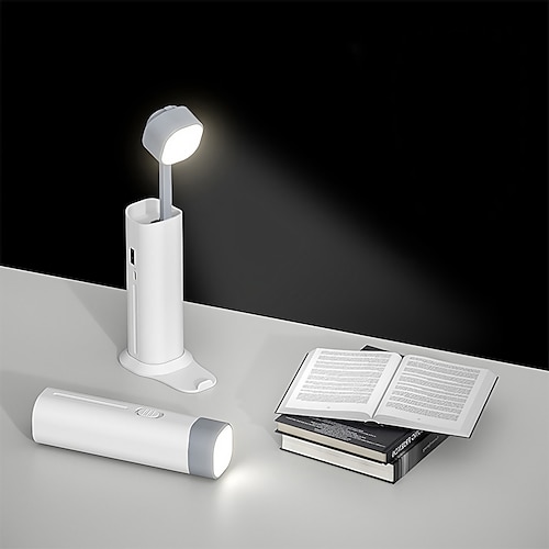 

Eye Protection Table Lamp Learning Reading Light Bedroom Dormitory Outdoor Flashlight Charging Treasure USB Charging Led Night Light