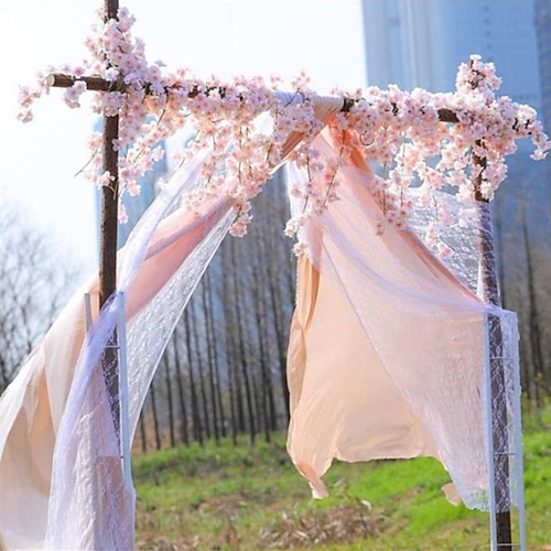 

Wedding Decoration Flower Vine Cherry Blossom Vine 1.8 Meters/71""