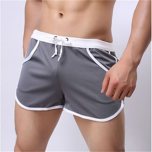 

Men's Swim Shorts Swim Trunks Board Shorts 3 inch Shorts Elastic Waist Color Block Comfort Breathable Short Sports Outdoor Daily Bathing Stylish Casual / Sporty Black Royal Blue Micro-elastic