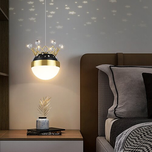 

Nordic Pendant Light LED Projection Light Atmosphere Light Bar Restaurant Single Head Bedside Decorative Lamp