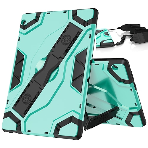 

Tablet Case Cover For Lenovo Tab P11 / Plus Tab P11 Pro Tab M10 HD M10 FHD Plus 2022 2021 Waterproof Portable Shoulder Strap Solid Colored Silica Gel PC