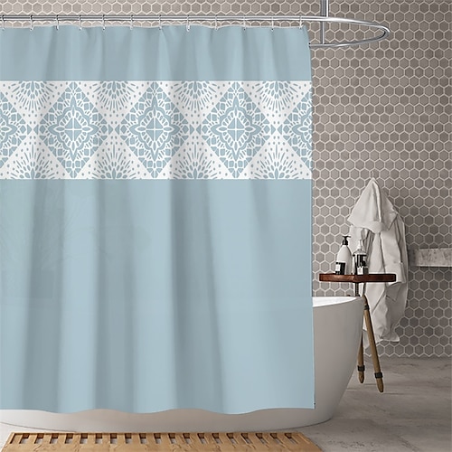 

Waterproof Fabric Shower Curtain Bathroom Decoration and Modern and Bohemian Theme.The Design is Beautiful and DurableWhich makes Your Home More Beautiful.