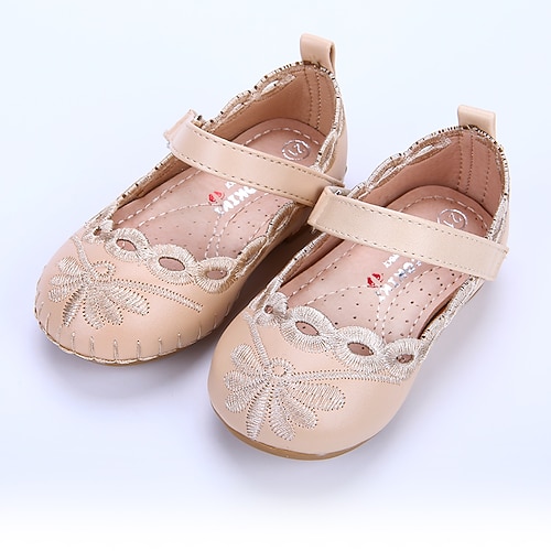 

Girls' Flats Princess Shoes Synthetics Princess Shoes Little Kids(4-7ys) Birthday Festival Buckle Almond Spring Summer