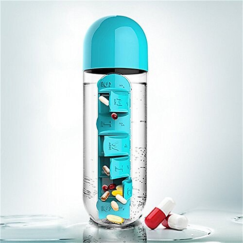 

Seven Days Capsule Cup Two-in-one Water Cup Outdoor Portable Water Bottle