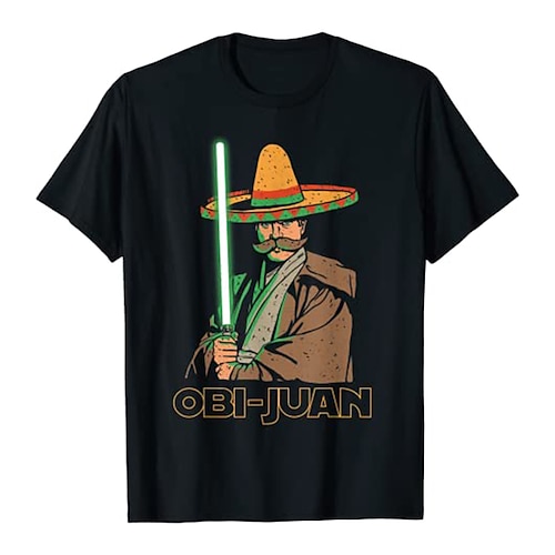 

Inspired by Cinco de Mayo Fiesta Obi Juan T-shirt Gym Top Back To School Pattern Mexico Independence Day Day of the Dead T-shirt For Men's Women's Unisex Adults' Hot Stamping 100% Polyester