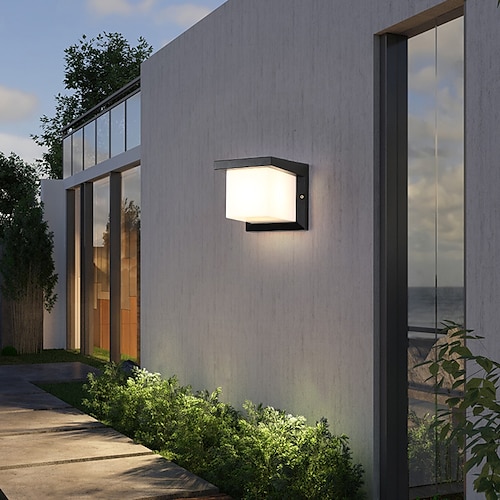 

Modern Outdoor Wall Lights LED Waterproof Moistureproof Courtyard Hallway Acrylic Wall Light 220-240V 10 W