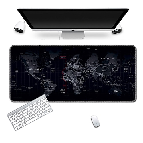 

Basic Mouse Pad Large Size Desk Mat 35.415.7 inch Non-Slip with Stitched Edges Rubber Cloth Mousepad for Computers Laptop PC Office Home Gaming