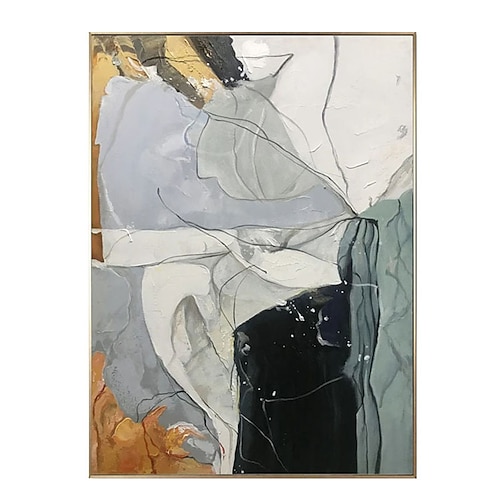 

Oil Painting Hand Painted Vertical Abstract Landscape Classic Modern Rolled Canvas (No Frame)