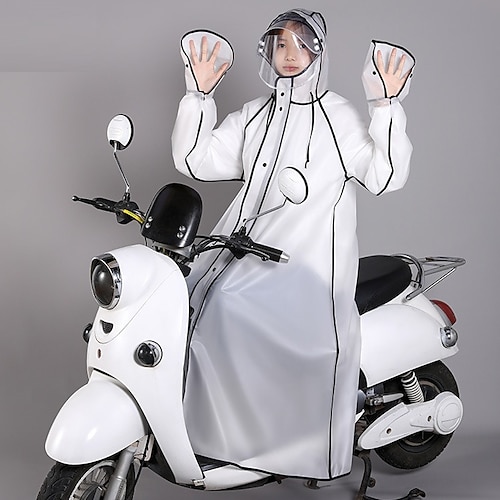 

High Quality Motorcycle Bicycle Bike Raincoat Hooded Waterproof Rainwear Poncho Electric Vehicle Rain Coat