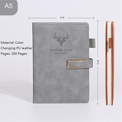 

Celtiko A5 Lined Thick Hardcover Notebook, 360 Page, Magnetic Close, Pen Loop, 8.3''×5.6'',Writing Journal for Women&Men, Perfect for Personal Diary Office School Business Writing & Note Taking