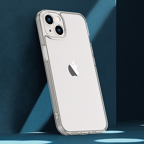 

Phone Case For Apple Back Cover iPhone 13 12 Pro Max Mini Shockproof Frosted Clear Transparent TPU PC