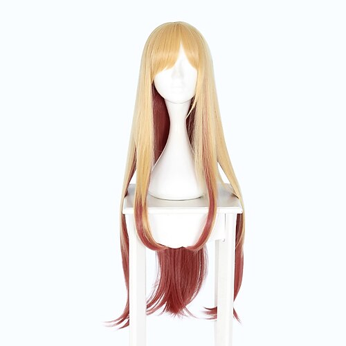 

Cosplay Cosplay Cosplay Wigs Women's Side bangs 80 inch Heat Resistant Fiber Dry Multi-color Adults' Anime Wig