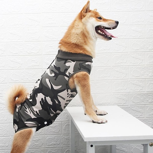 

New Pet Sterilization Surgical Gown Highly Elastic And Breathable Dog Weaned Sterilized Dog Post-operative Sterilization Suit