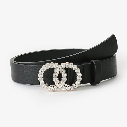 

Women's Unisex PU Buckle Belt PU Leather Prong Buckle Eyelet Casual Classic Party Daily Black Pink Brown Coffee