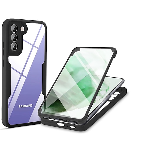 

telefon Etui Til Samsung Galaxy Heldekkende etui S23 S22 S21 Plus Ultra A73 A53 A33 Støvtett anti-dråpe Støtsikker Ensfarget TPU PC