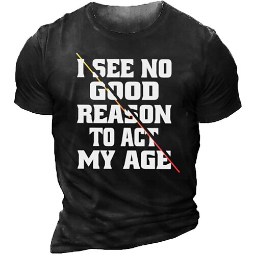 

Men's Unisex T shirt 3D Print Graphic Prints Letter Crew Neck Street Daily Print Short Sleeve Tops Casual Designer Big and Tall Sports Black
