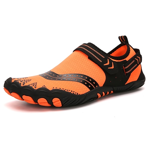 

Unisex Hiking Shoes Water Shoes Barefoot Shoes Sneakers Shock Absorption Breathable Lightweight Comfortable Surfing Climbing Boating Breathable Mesh Summer Black Grey Orange Blue / Round Toe