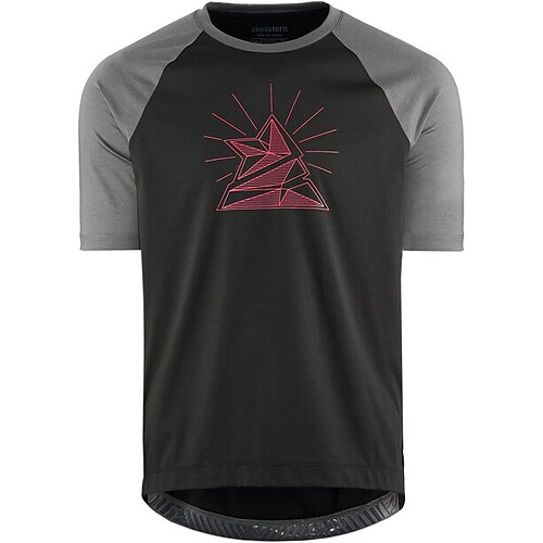 

21Grams Men's Downhill Jersey Short Sleeve Mountain Bike MTB Road Bike Cycling White Black Graphic Bike Breathable Quick Dry Moisture Wicking Polyester Spandex Sports Graphic Clothing Apparel