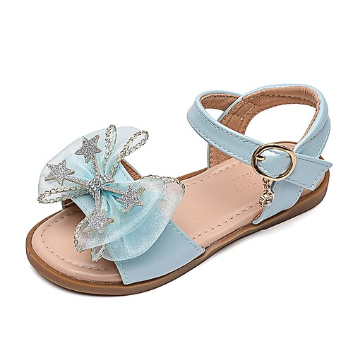 

Girls' Sandals Flower Girl Shoes Roman Shoes Princess Shoes School Shoes Leather PU Portable Shock Absorption High Elasticity Princess Shoes Big Kids(7years ) Little Kids(4-7ys) Daily Walking Shoes