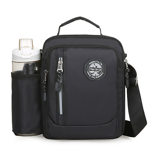 

Men's Handbag Oxford Cloth Synthetic Zipper Solid Color Daily Office Career Green Blue Black Gray