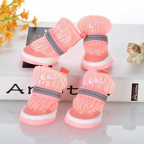 

Dog Shoes Summer Can Not Drop Teddy Set Of 4 Pet Supplies Small Dog Set Breathable Sandals Wholesale
